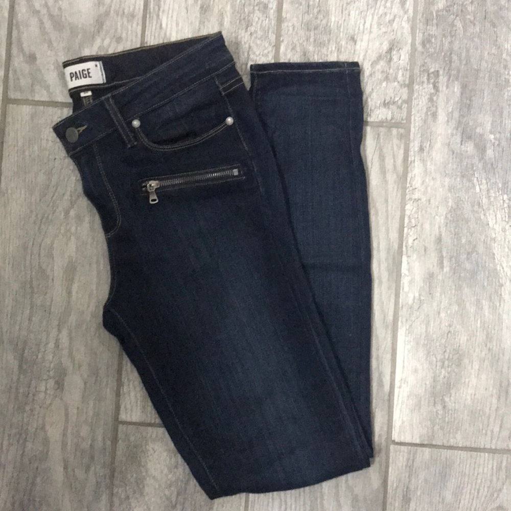 Paige jeans size 29 adorable zipper pockets